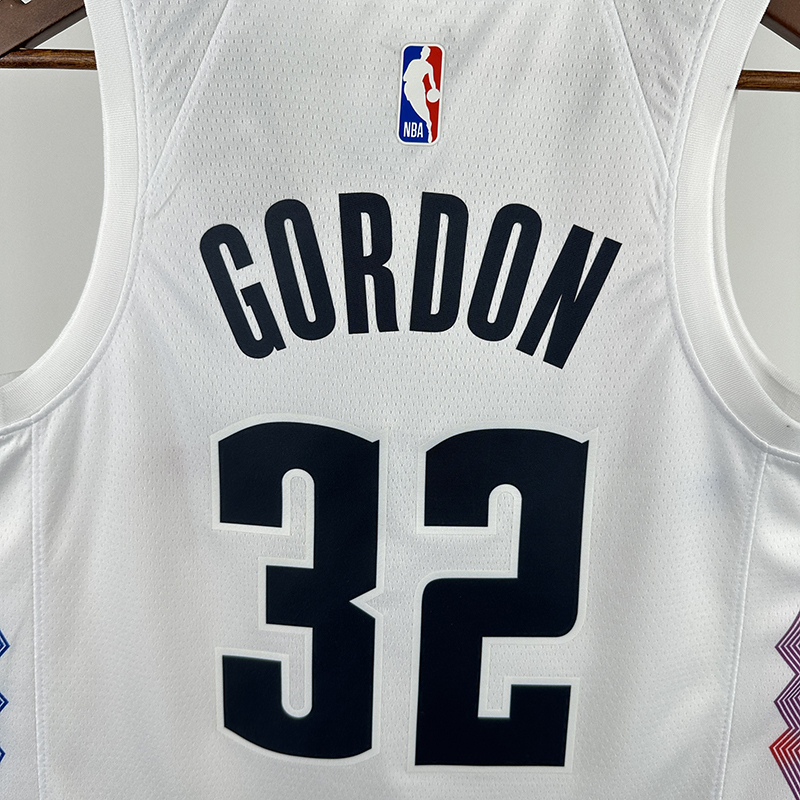 2025 NBA Denver Nuggets 32 GORDON Basketball Jersey