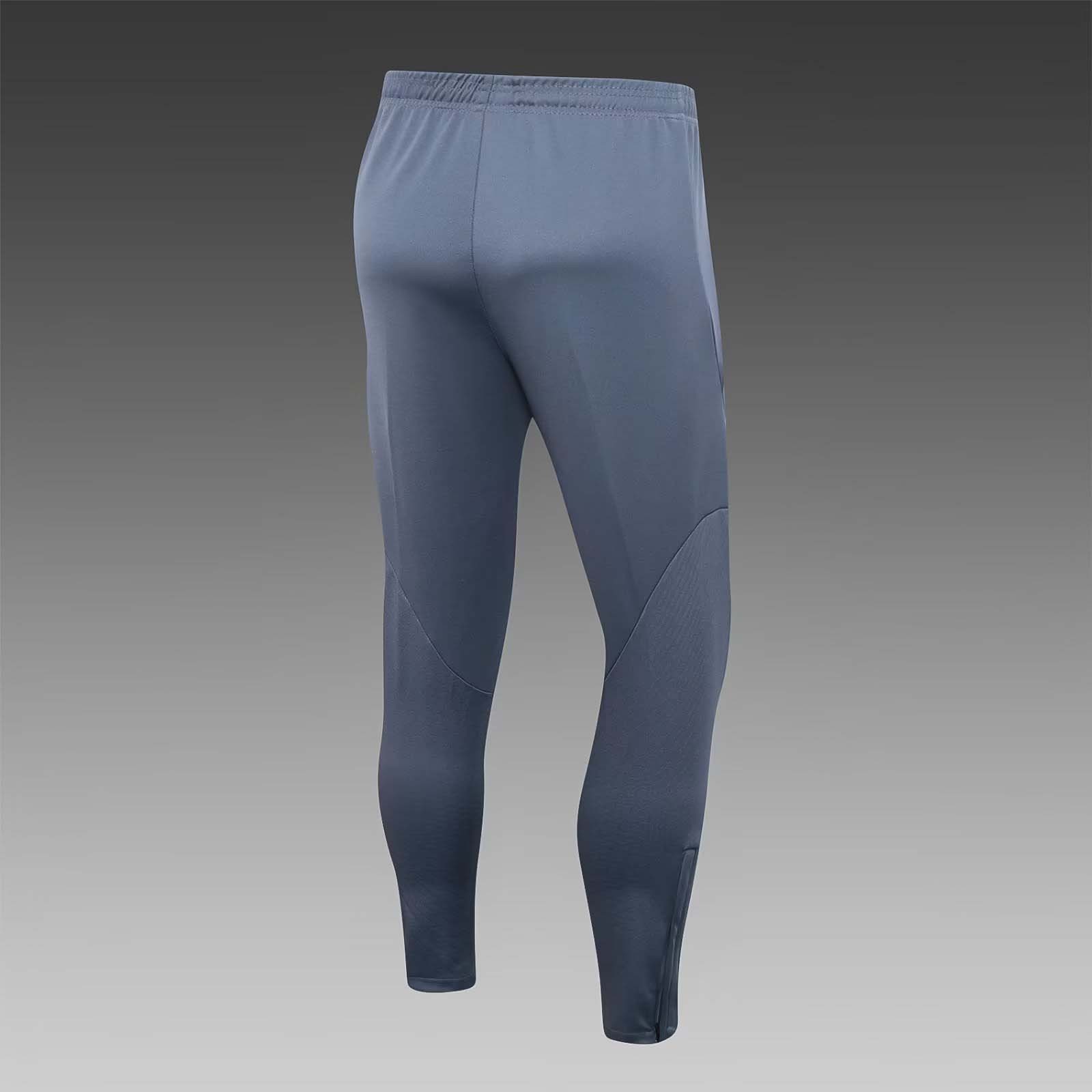 2023/2024 Barcelona Half-Pull Training Suit Gray Jersey Set