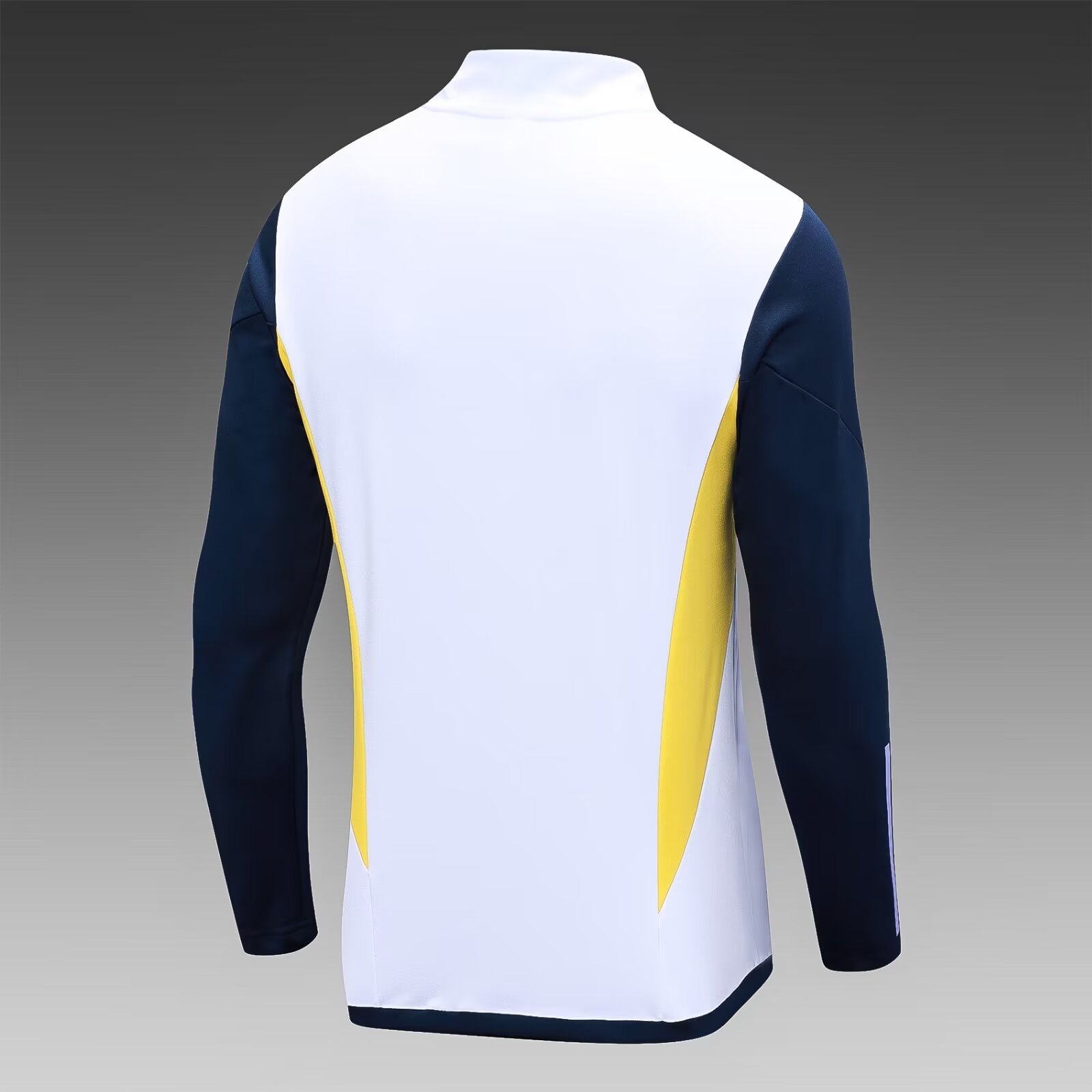 2023/2024 Real Madrid half-pull training uniform white suit 1:1 Thai quality suit