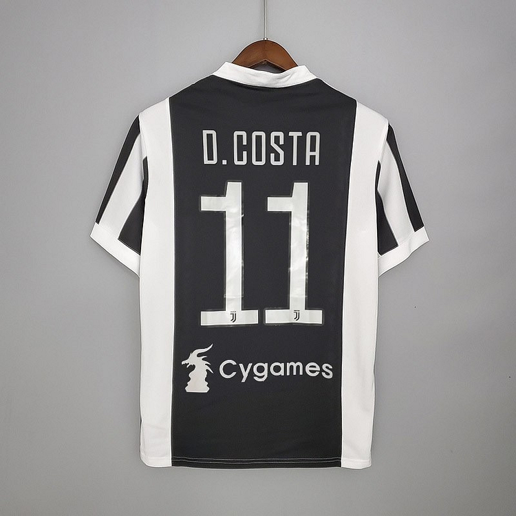 Retro Juventus 2017-18 home Higuian Khedira Bonucci Dybala Football jersey retro