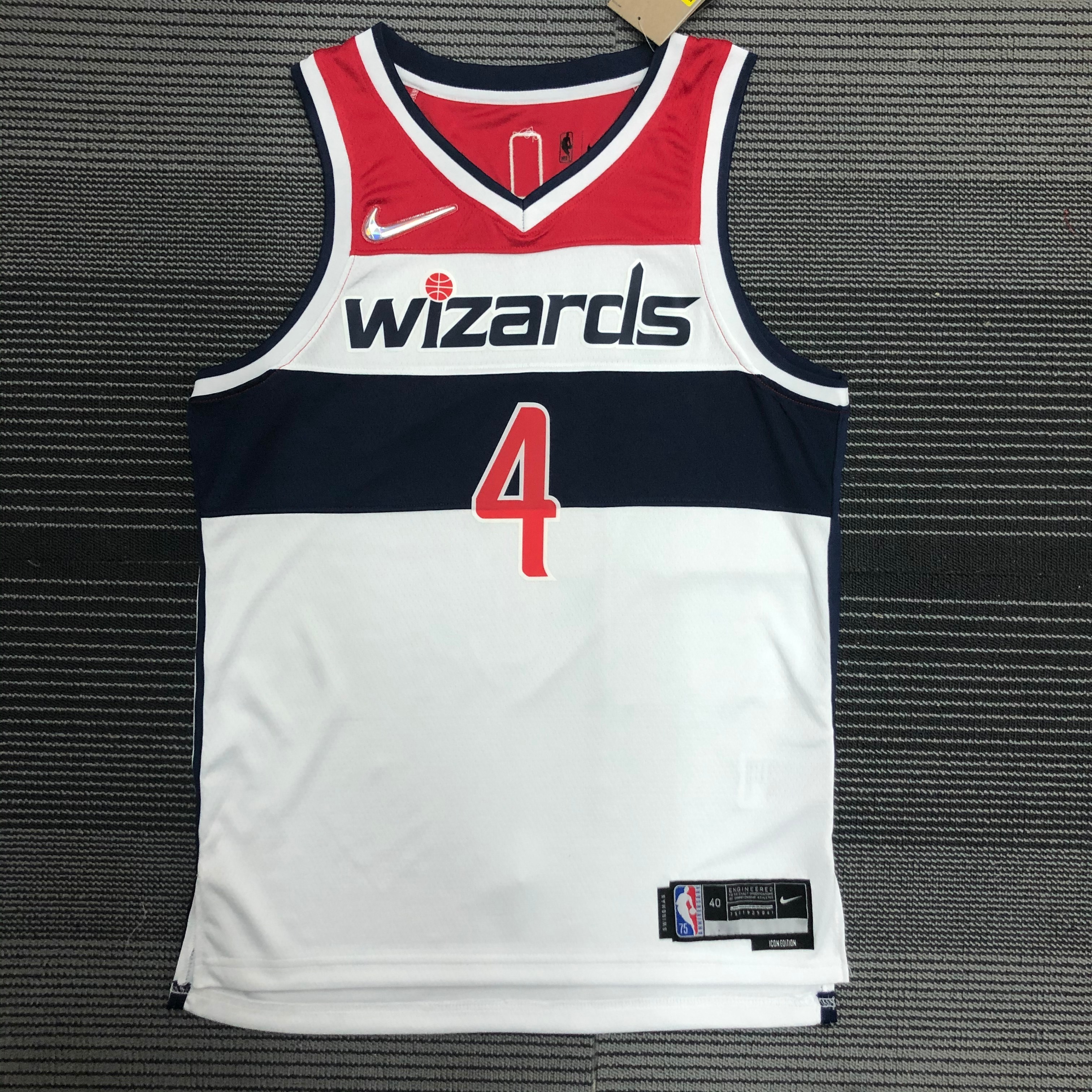 75th Anniversary Washington Wizards White 4 Westbrook
