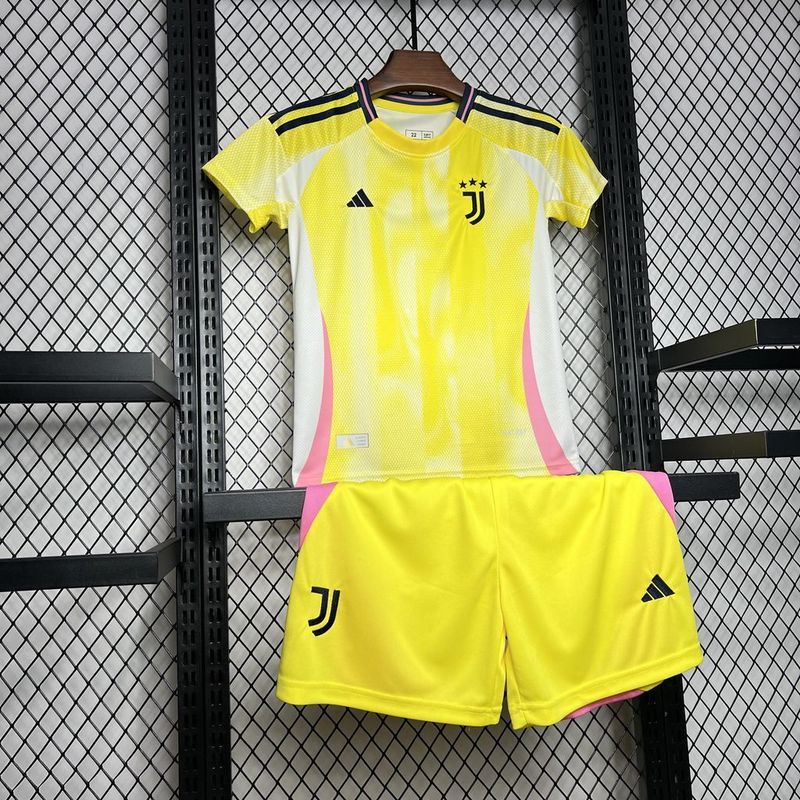2024-25 Juventus Away  Kids Soccer Jersey