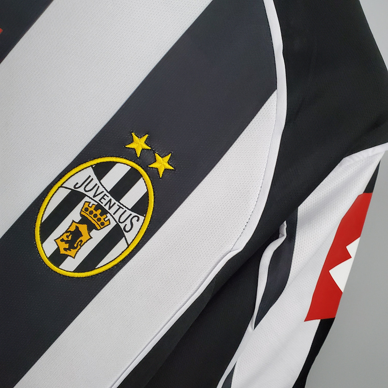 Retro Juventus 2002-03 home ZAMBROTTA DEL PIERO NEDVED Football jersey retro