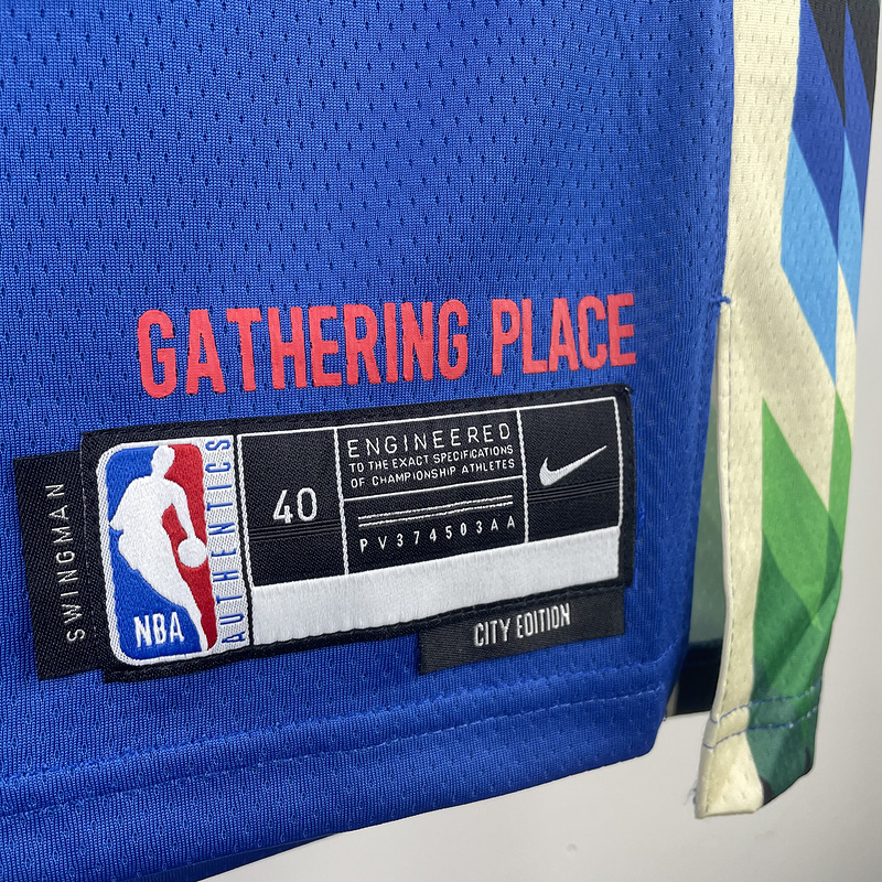2023 NBA Milwaukee Bucks (0 LILLARD) Basketball Jersey