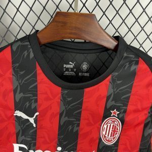 2025-26 AC Milan Home Long Sleev Football jersey