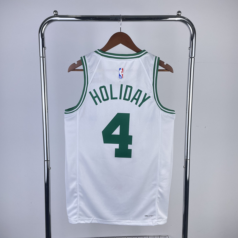 2023 NBA Boston Celtics 4 HOLIDAY Basketball Jersey