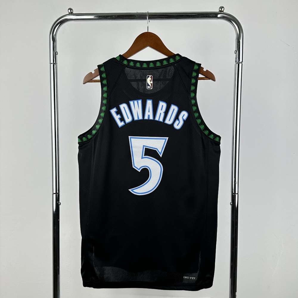 2026 NBA Minnesota Timberwolves 5 Edwards Basketball Jersey