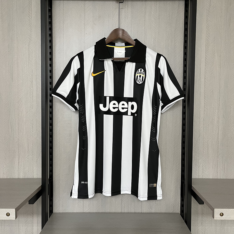 Retro 2014-15 Juventus Home Retro PIRLO TEVEZ POGBA Football jersey