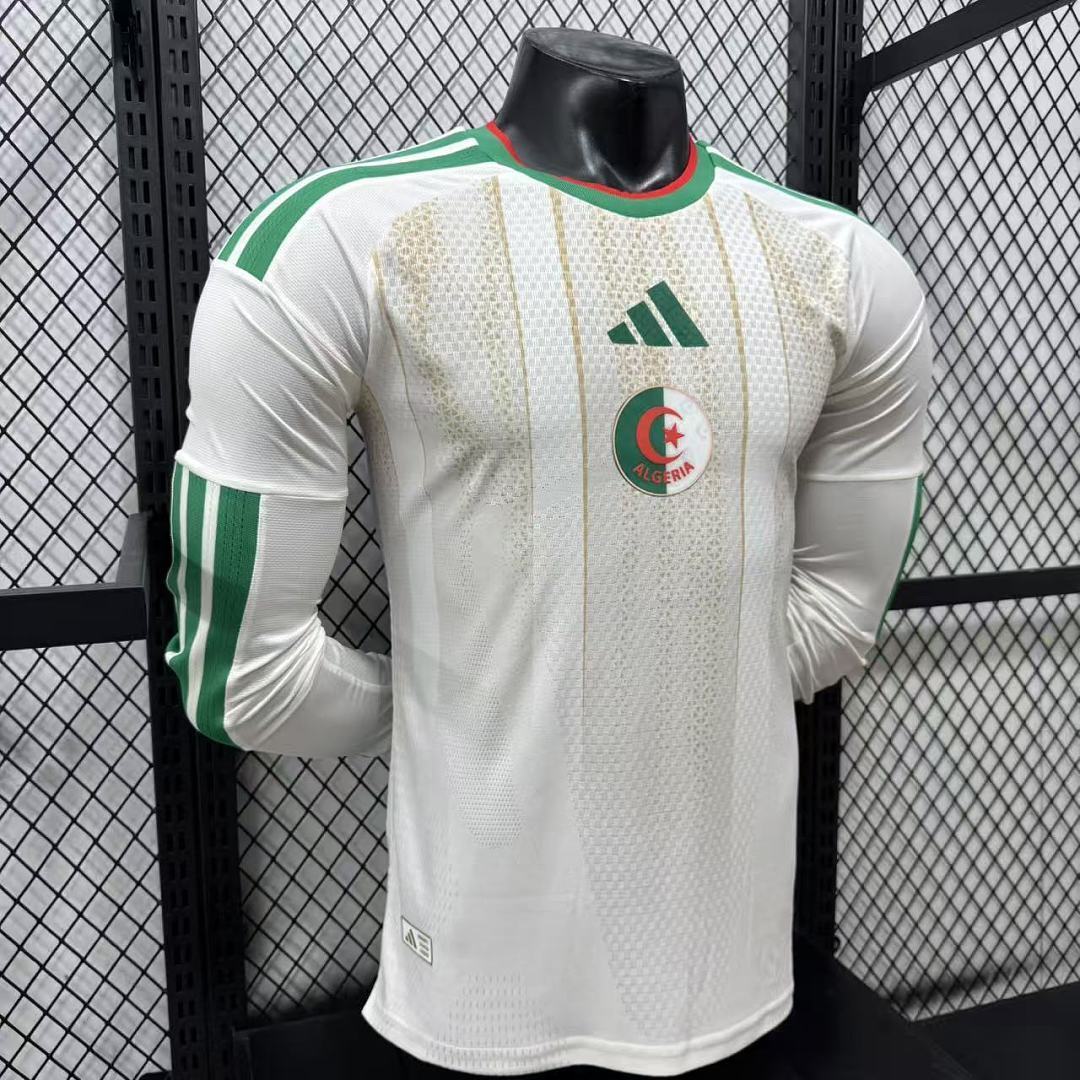 Player 2026 Algeria Home Long sleeves Football jersey