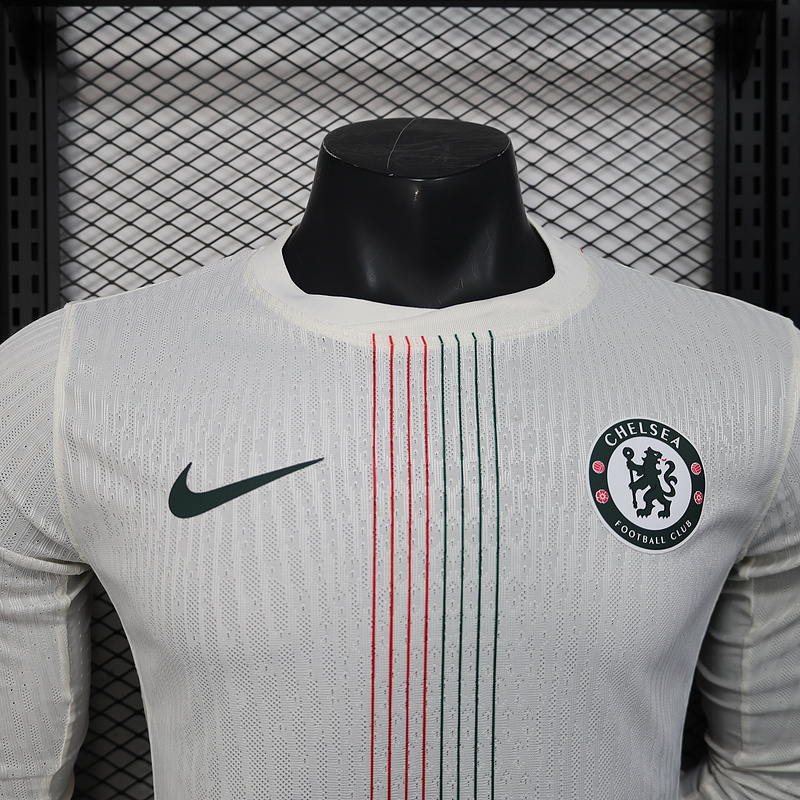 Player 2025-26 Chelsea Away Long sleeves Football jersey