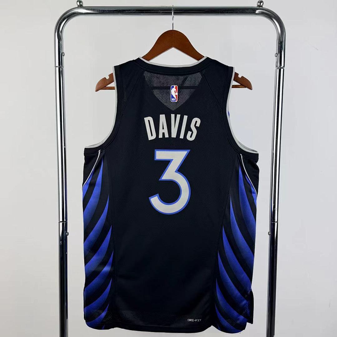 2026 NBA Dallas Mavericks 3 DAVIS Basketball Jersey