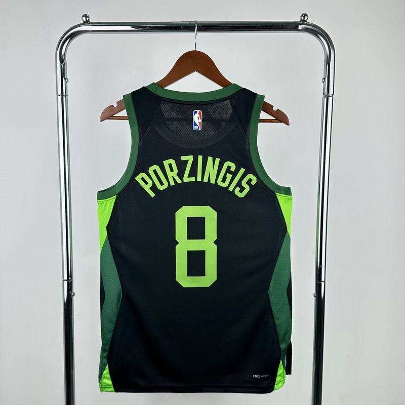 2025 NBA Boston Celtics 8 PORZINGIS Basketball Jersey