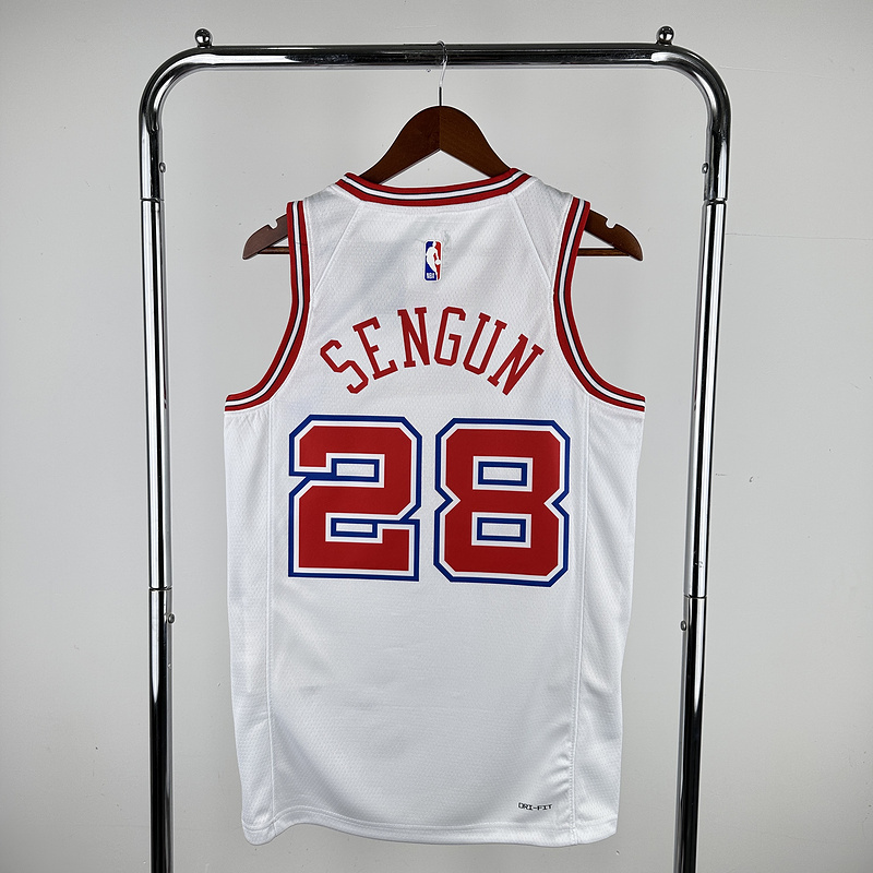 2026 NBA Houston Rockets 28 SENGUN Basketball Jersey