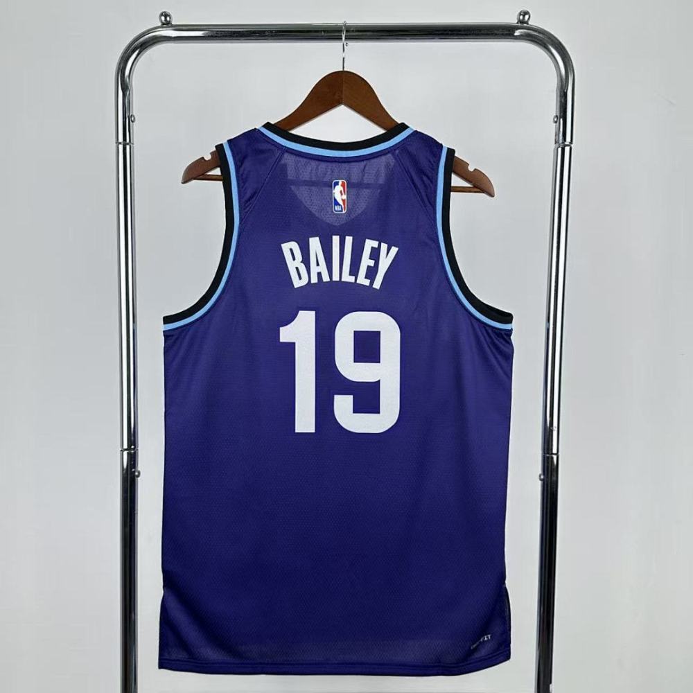 2026 NBA Utah Jazz 19 BAILEY Basketball Jersey