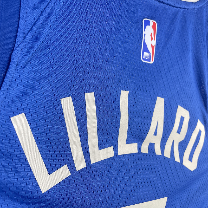 2023 NBA Milwaukee Bucks (0 LILLARD) Basketball Jersey