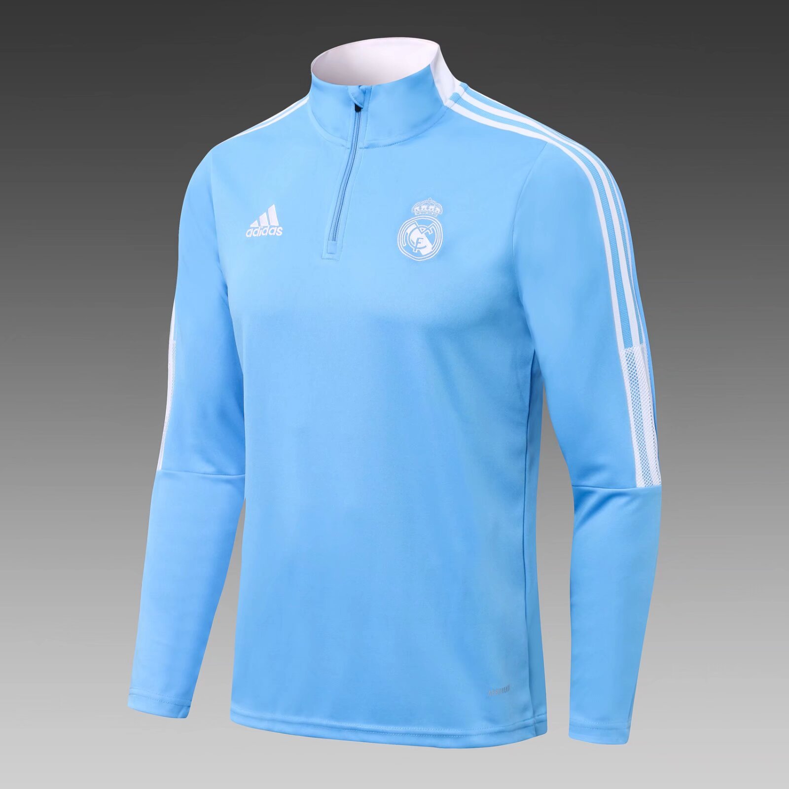 2021/2022 Real Madrid half-pull training suit blue suit 1:1 Thai quality suit