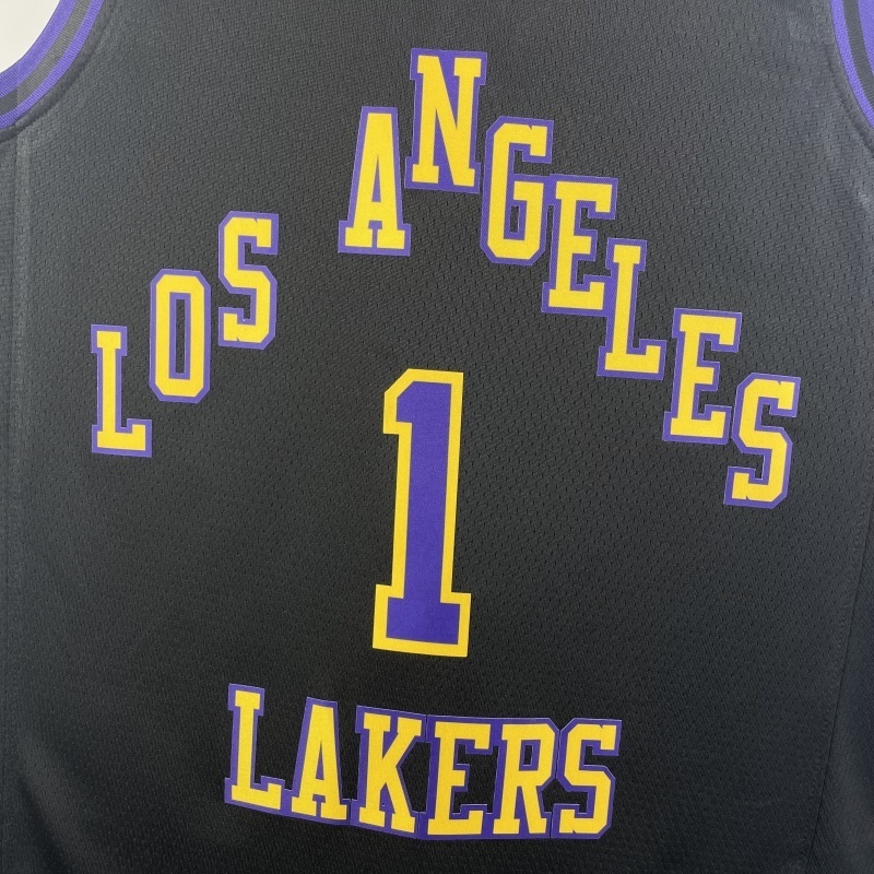 2026 NBA Lakers 1 RUSSELL Basketball Jersey