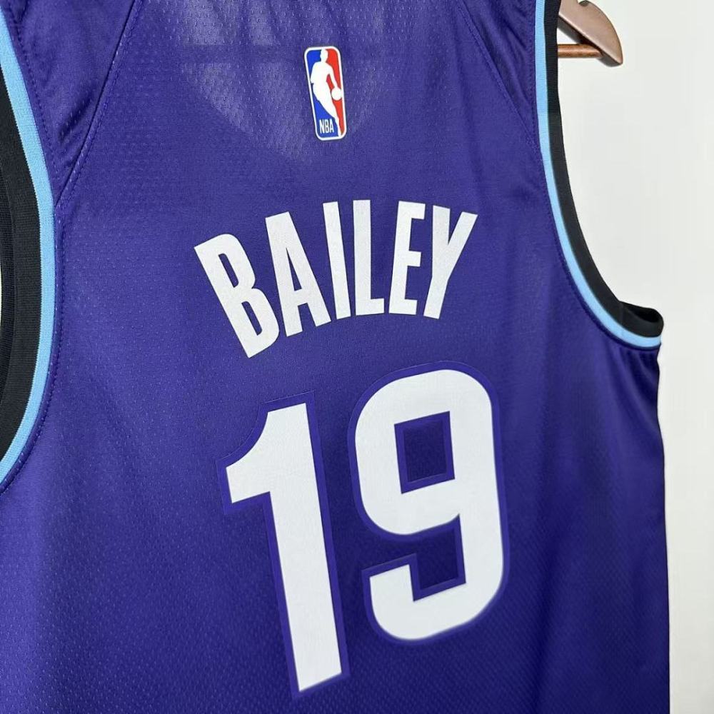 2026 NBA Utah Jazz 19 BAILEY Basketball Jersey