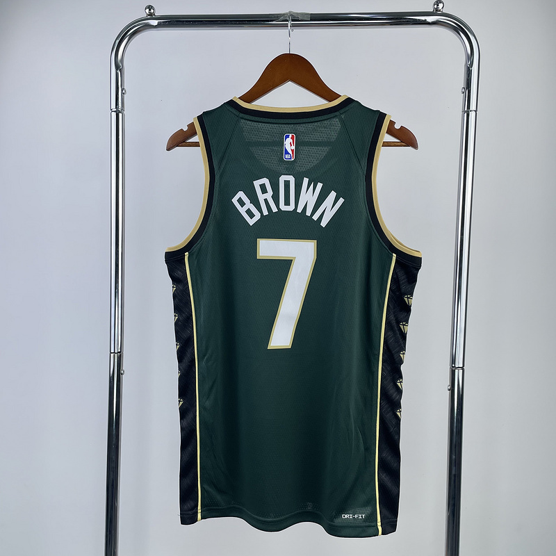 2023 NBA Boston Celtics (7 BROWN) Basketball Jersey