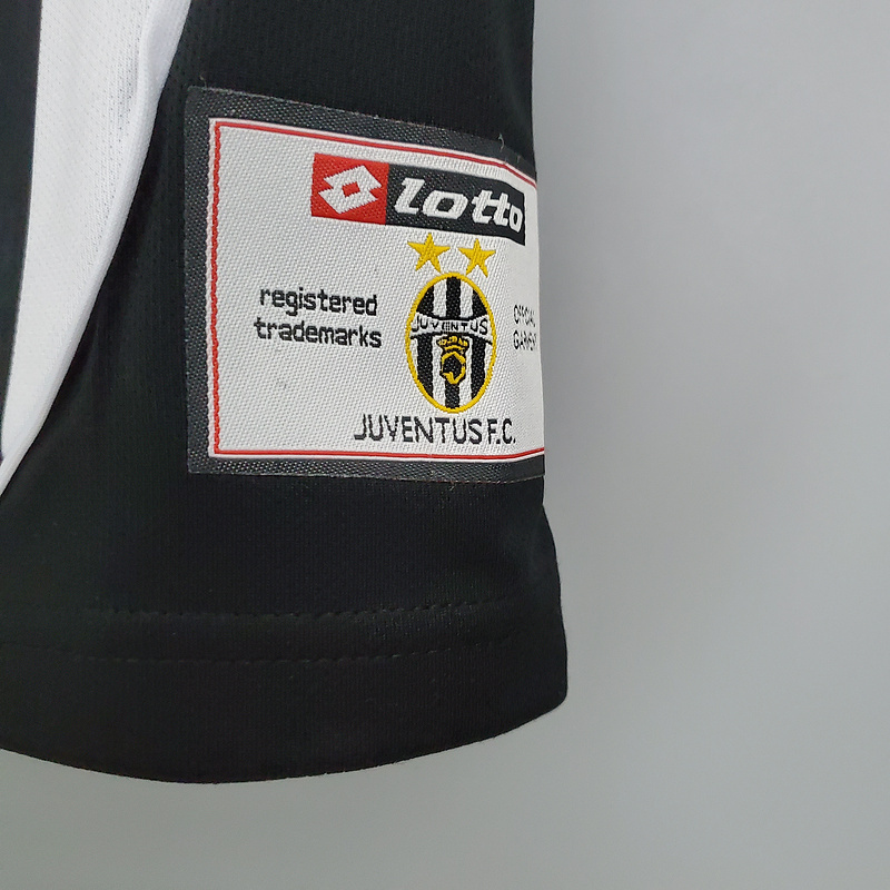 Retro Juventus 2002-03 home ZAMBROTTA DEL PIERO NEDVED Football jersey retro