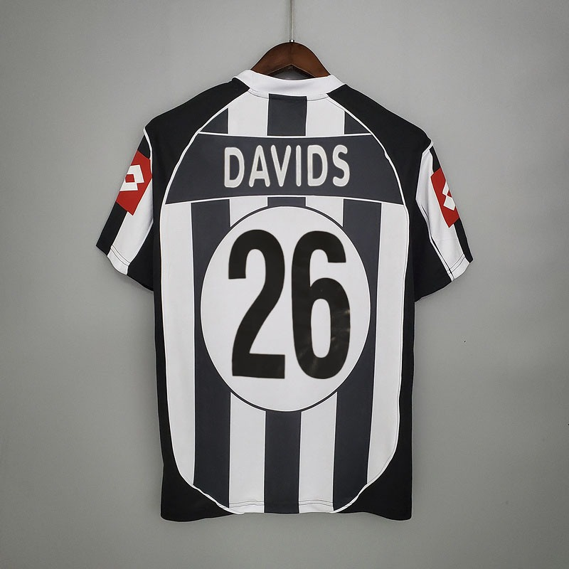 Retro Juventus 2002-03 home ZAMBROTTA DEL PIERO NEDVED Football jersey retro