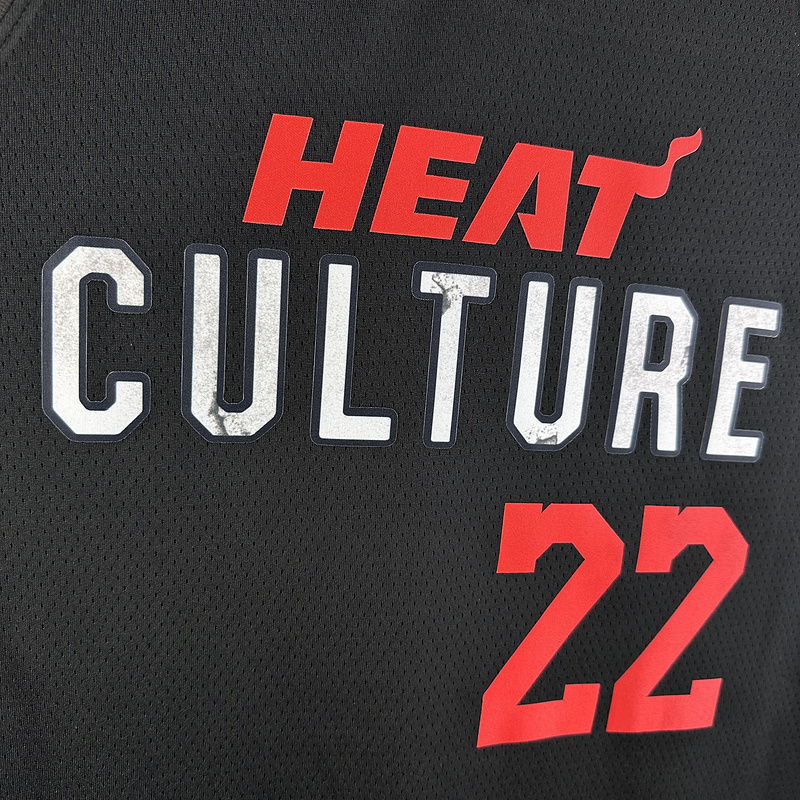 2024 NBA Miami Heat 22 BUTLER Basketball Jersey