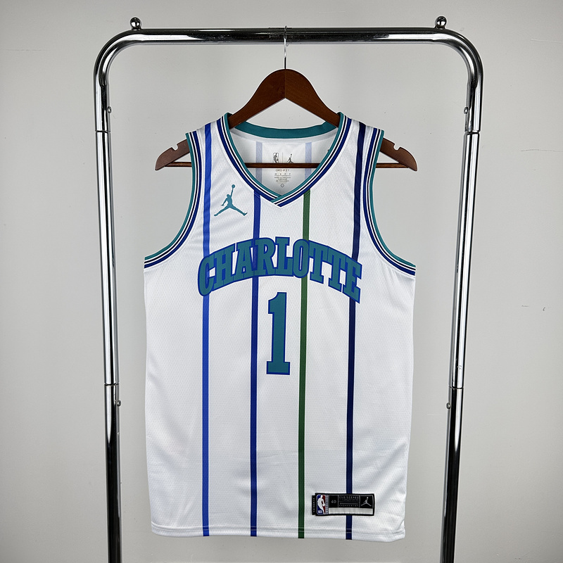 2019 NBA Charlotte Hornets (1 BALL) Basketball Jersey