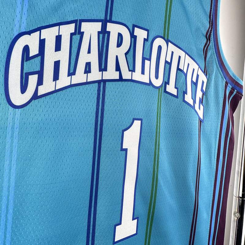 2024 NBA Charlotte Hornets (1 BALL) Basketball Jersey
