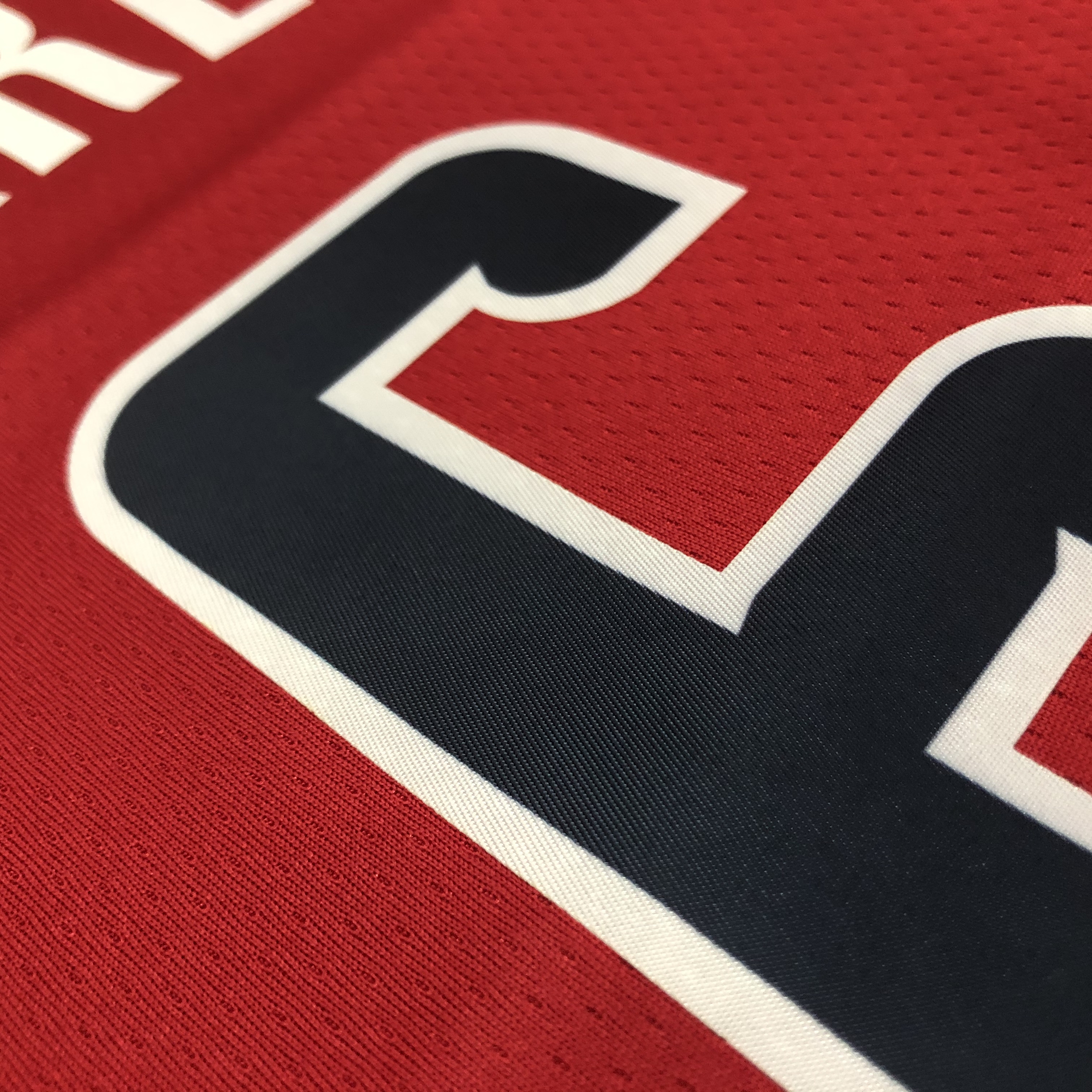 75th Anniversary Washington Wizards Red 6 Harrell