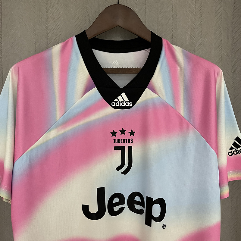 Retro 2019-20 Juventus Pink Ronaldo Bonucci Danilo DYBALA Football jersey retro