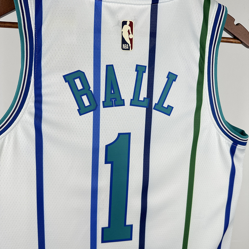 2019 NBA Charlotte Hornets (1 BALL) Basketball Jersey