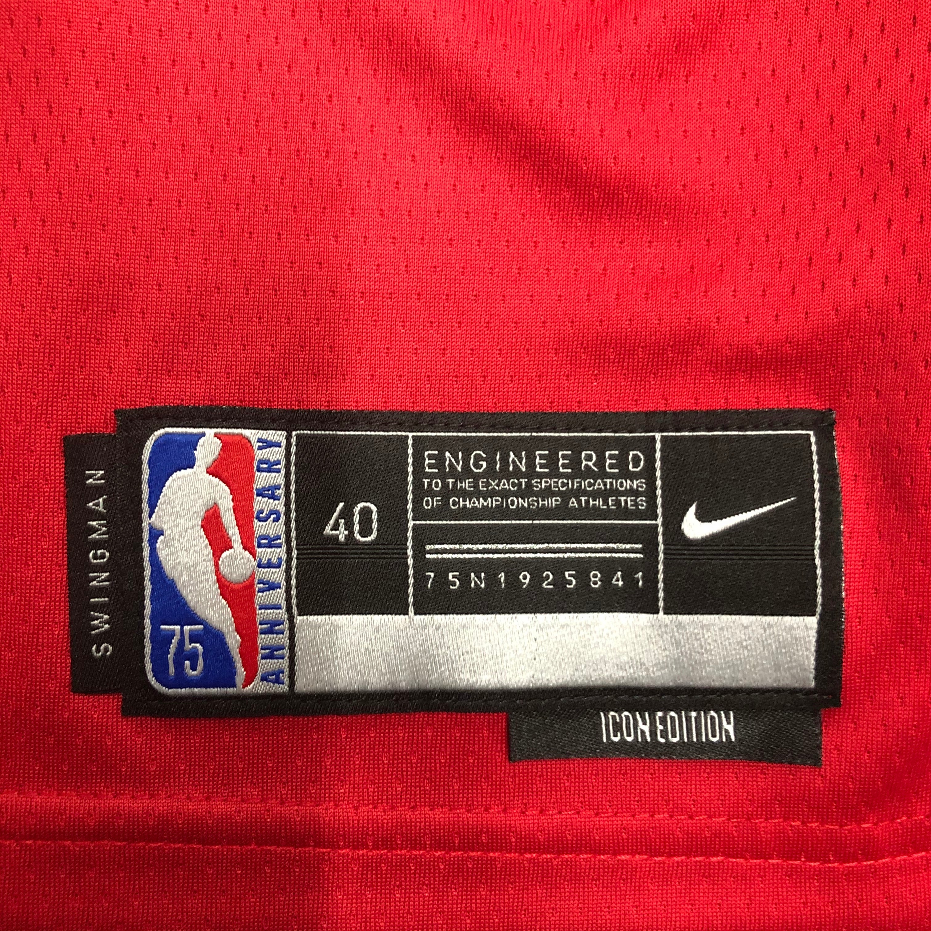 75th Anniversary Washington Wizards Red 6 Harrell