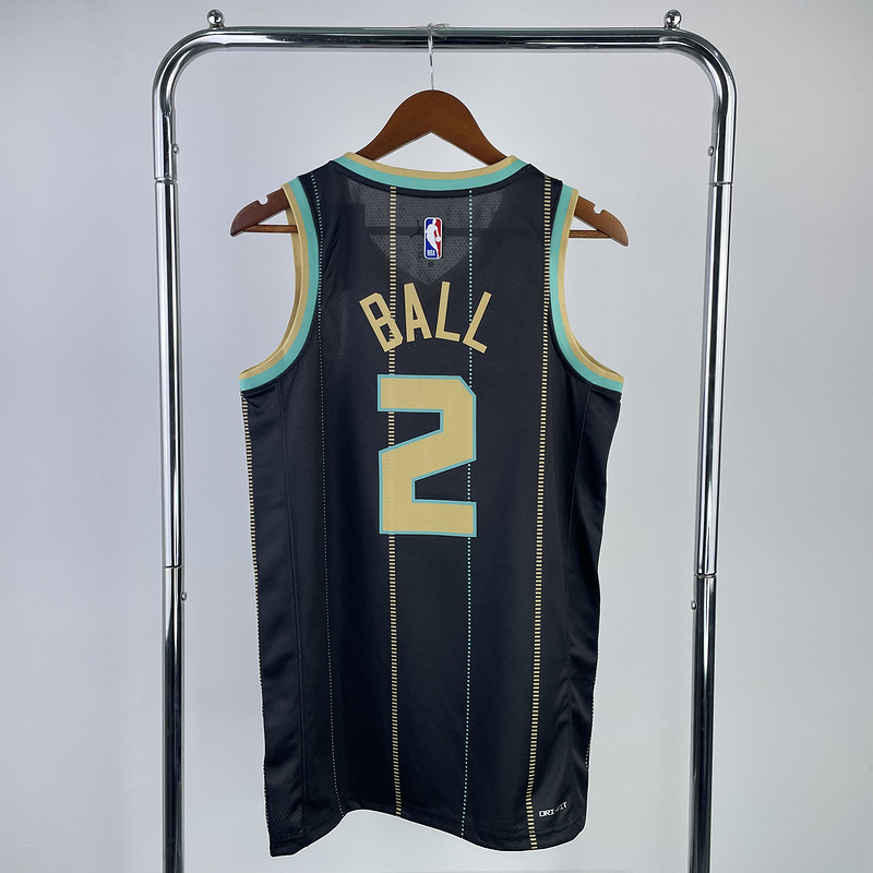 2023 NBA Charlotte Hornets (2 BALL) Basketball Jersey