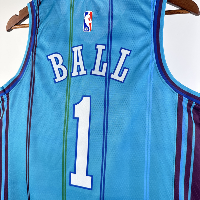 2024 NBA Charlotte Hornets (1 BALL) Basketball Jersey