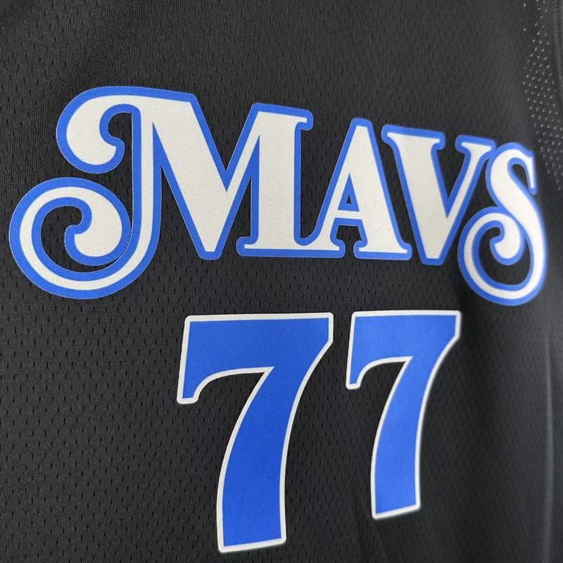 2024 NBA Dallas Mavericks 77 DONCIC Basketball Jersey