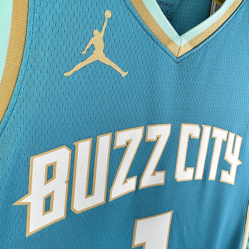2024 NBA Charlotte Hornets (1 BALL) Basketball Jersey