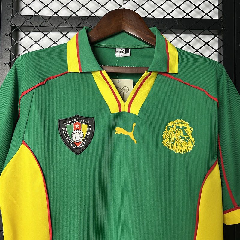 Retro 1998 Cameroon Home Retro Football jersey