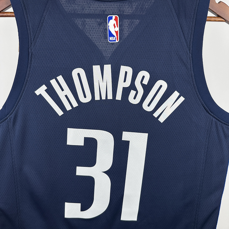 2021 NBA Dallas Mavericks 31 THOMPSON Basketball Jersey