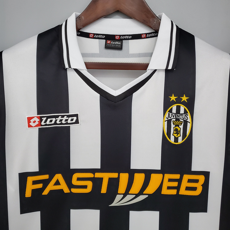 Retro Juventus 2001-02 home NEDVED CONTE DEL PIERO ZAMBROTTA   Football jersey retro