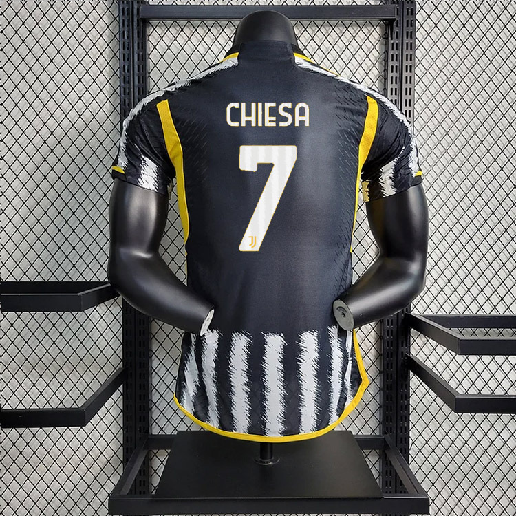 2023-24 Players Juventus Home CHIESA VLAHOVIC POGBA KOSTIC Football jersey