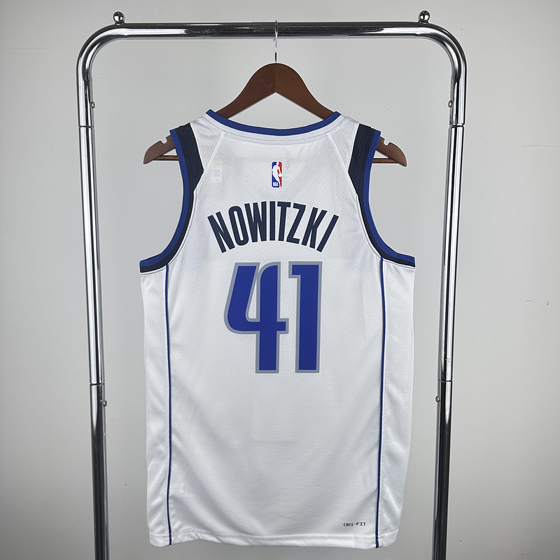 2023 NBA Dallas Mavericks 41 NOWITZKI Basketball Jersey