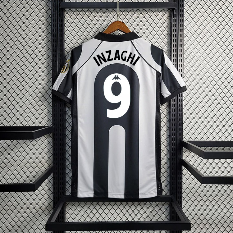 Retro 1997-98 Juventus Home ZIDANE DEL PIERO CONTE INZAGHI  Football jersey retro