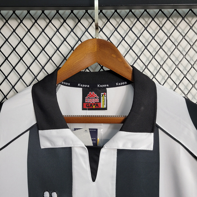Retro Long Sleeve 1997-98 Juventus Home ZIDANE DEL PIERO CONTE INZAGHI  Football jersey retro
