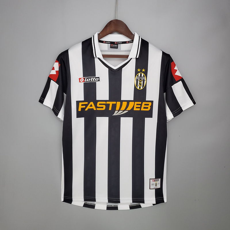 Retro Juventus 2001-02 home NEDVED CONTE DEL PIERO ZAMBROTTA   Football jersey retro