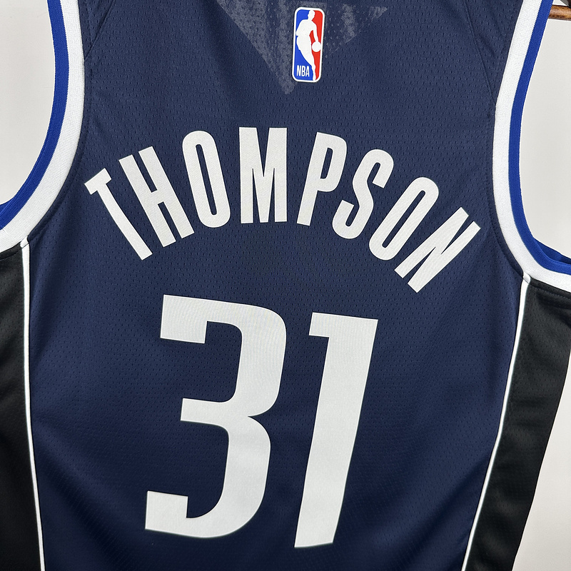 2023 NBA Dallas Mavericks 31 THOMPSON Basketball Jersey