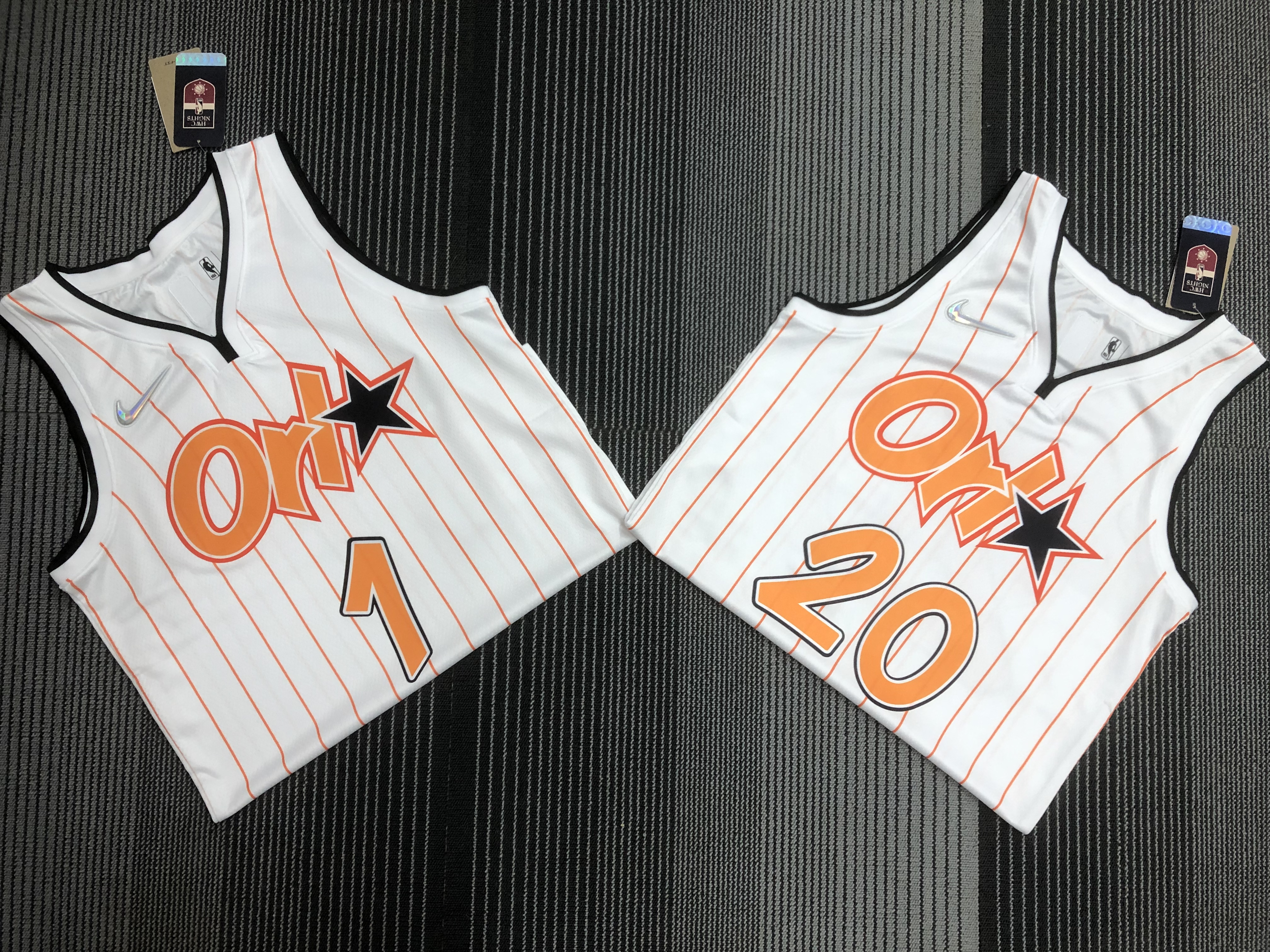 75th Anniversary Orlando Magic White Orange 20 Fultz