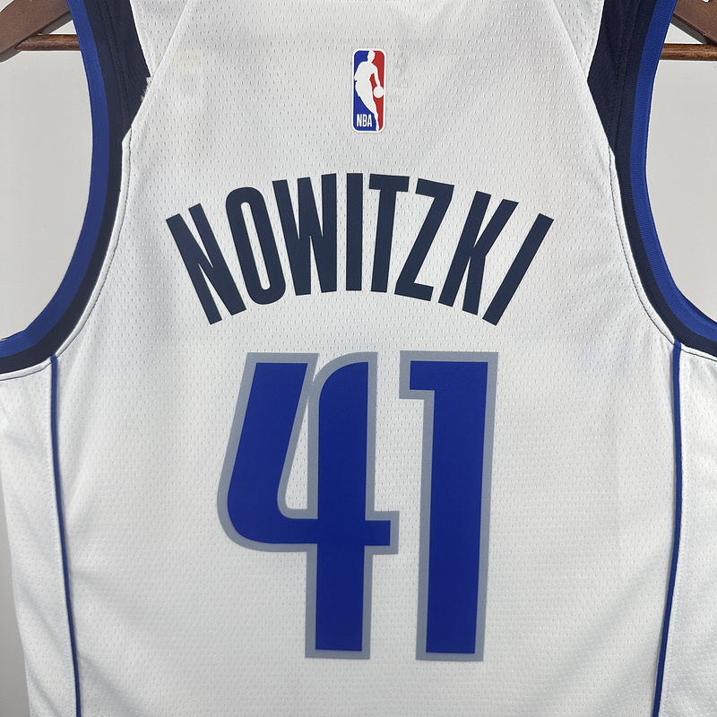 2023 NBA Dallas Mavericks 41 NOWITZKI Basketball Jersey
