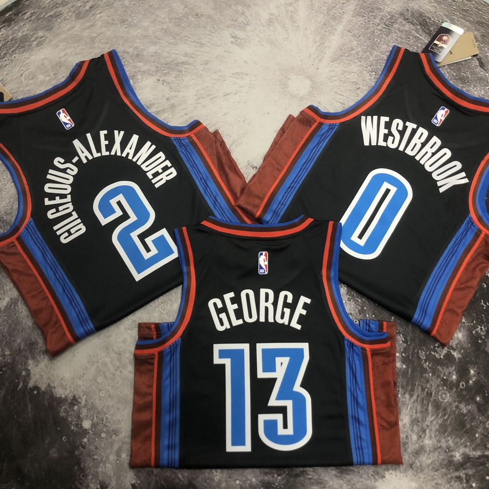 23 Season Oklahoma City Thunder City Edition 0 Westbrook