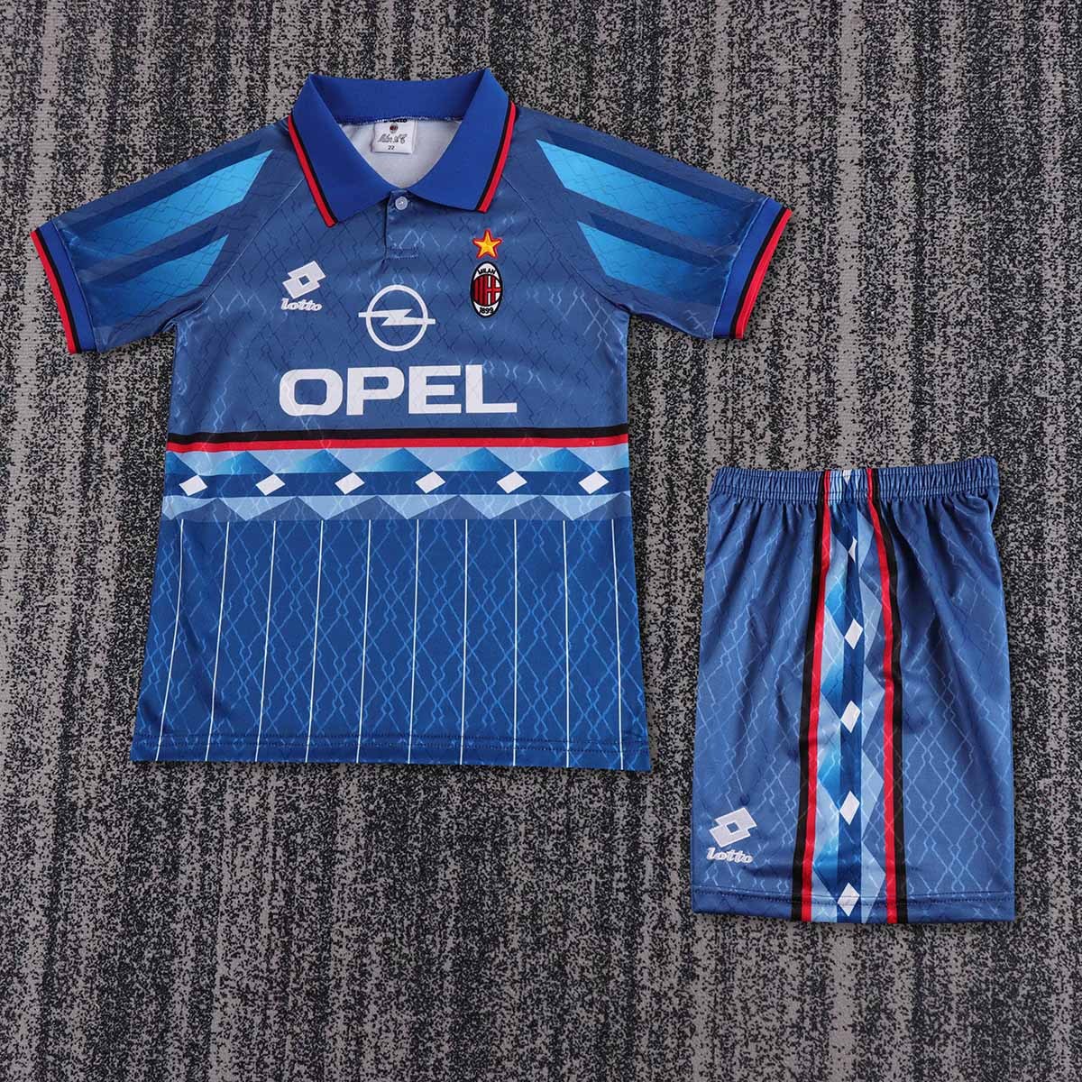 1995-96 AC Milan  Away Retro KIDS Football jersey
