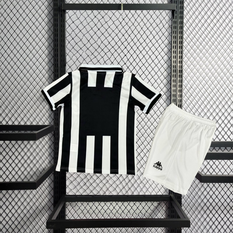 Retro KIDS 1995-97 KIDS Juventus Home Del Piero Lombardo Vialli Conte Di Livio ZIDANE Football jersey retro